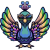 Paon oiseau animal cool