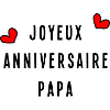 JOYEUX ANNIVERSAIRE. HAPPY BIRTHDAY