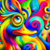 Painting of a duck