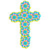 Cross Jesus Crosses Crucifix Flowers