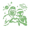 Bigfoot & Alien – Space Love