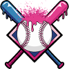 Baseball Dripping Baseball Lover