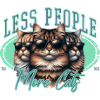Moins de gens, plus de chats