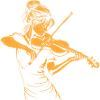 Violin Girl Graphic
