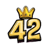42 Number Jersey Crown