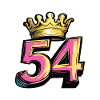 54 Numéro Jersey Couronne
