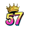 57 Number Jersey Crown