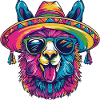 Alpaca Llama Funny Sombrero