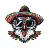 Owl Funny Sombrero