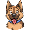 German Shepherd Portrait