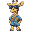 Girafe Été Drôle