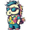 Horse Funny Summer