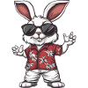 Lapin Bande Dessinée Drôle Été
