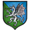 Wappen weißer Drache