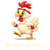 Animated Sweaty Hen