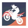 Moto tout-terrain freestyle