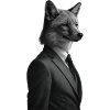 Business animals - Fuchs im Anzug