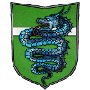 Coat of arms blue snake