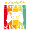 Social Distancing Champion – Retro Gaming