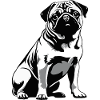 Mops Pug - Pet Dog Sticker