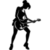 Musicien - Guitariste Sticker