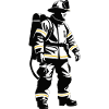 Firefighter - Profession Design Sticker