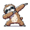 faultier dabbing