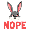 Lapin Conception d’animaux sarcastiques