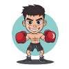 Boxer Comic Look