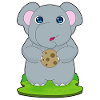 Elephant Cookie