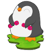 Penguin Bodybuilder Haltères Musculation