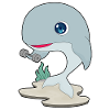 Whale Bodybuilder Dumbbell Bodybuilding