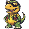 Dinosaur T-Rex Funny Summer