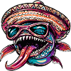 Poisson Piranha Sombrero
