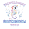 Mädchen Seepferdchen bestanden 2025 Kinder