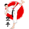 Karate - Kampfsport - Karatekämpfer