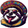 Sloth Funny Sombrero