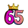 65 Number Jersey Crown