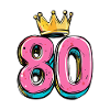 80 Number Leotard Crown
