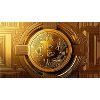 Bitcoin Gold Münze Muster