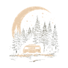 Camper Mond Wald