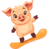 Piggy Snowboard