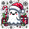 Weihnachten Geist Zuckerstange