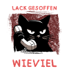Lack gesoffen? Wieviel?! – Genervte Telefonkatze