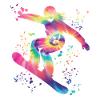 Snowboarder Snowboarding Snowboard