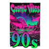 Cosmic Vibes 90s Retro Neon