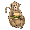 Monkey Cheeseburger