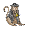 Monkey Pirate Hook Hand