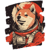 Shiba Inu Astronaute
