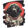 Labrador Astronaut